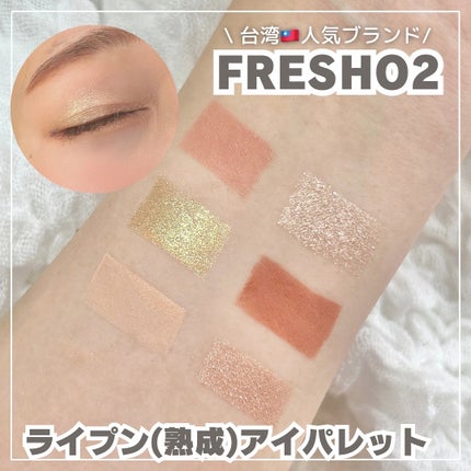 ライプンアイカラーパレット/FRESHO2/アイシャドウパレットを使ったクチコミ(1枚目)