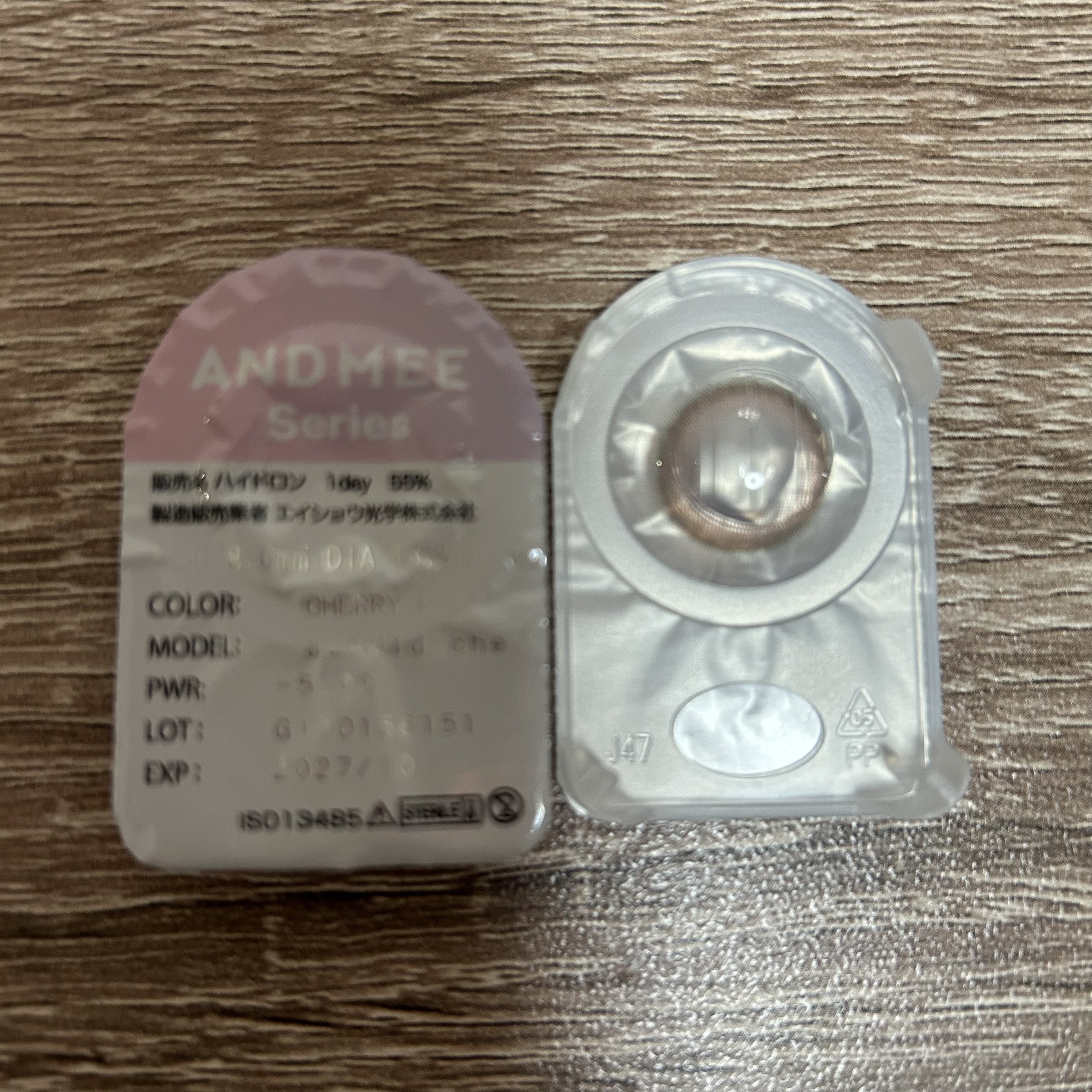 AND MEE 1day チェリーパイ/AngelColor/ワンデー（１DAY）カラコンを使ったクチコミ（1枚目）