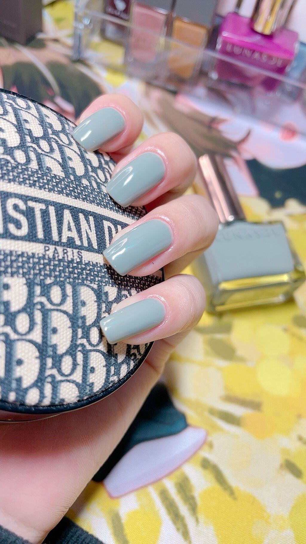 ルナソル ネイルポリッシュ EX07 Cedar Green/LUNASOL/マニキュアを使ったクチコミ（3枚目）