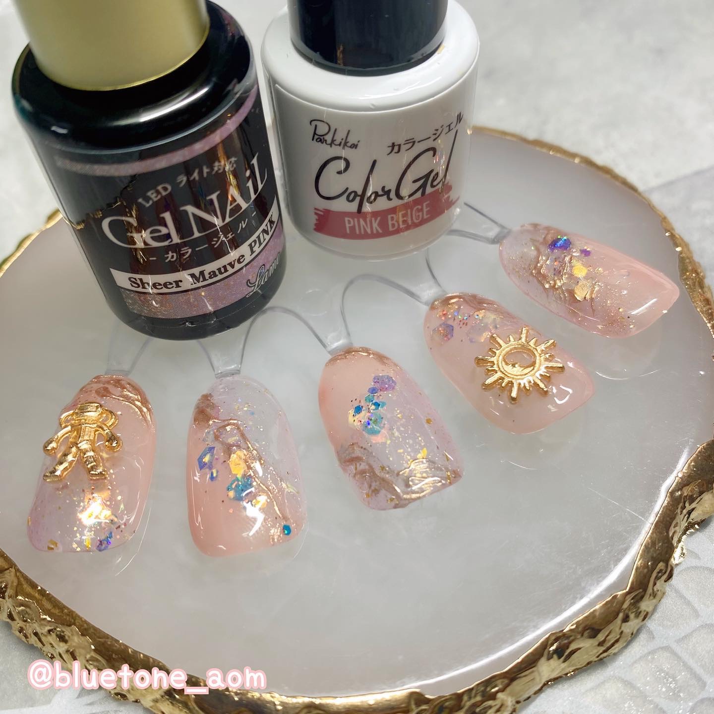 ジェルネイル（ライト対応）/セリア/ジェルネイルを使ったクチコミ（2枚目）
