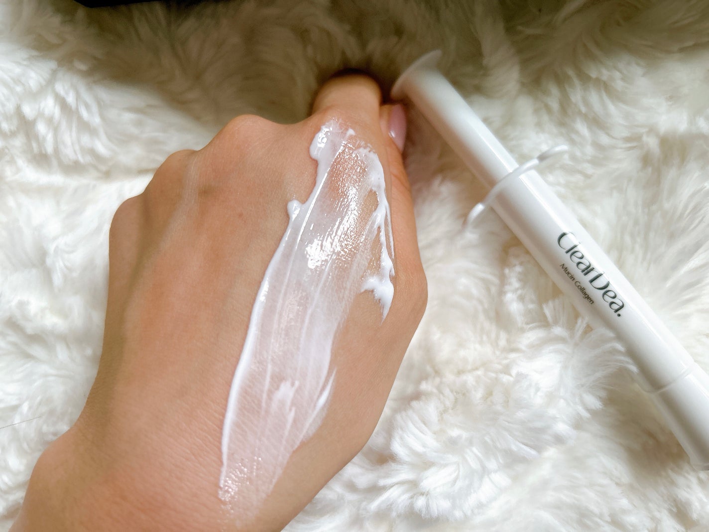 ミューシンコラーゲンボリューミングクリームアンプル/ClearDea./美容液を使ったクチコミ(8枚目)