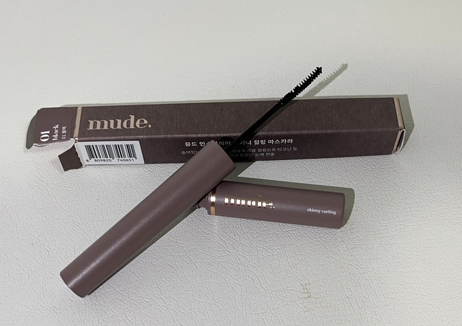 インスパイアスキニーカーリングマスカラ/mude./マスカラを使ったクチコミ（2枚目）