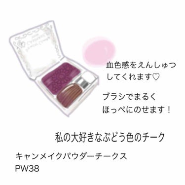 【旧品】パウダーチークス/キャンメイク/パウダーチークを使ったクチコミ（2枚目）