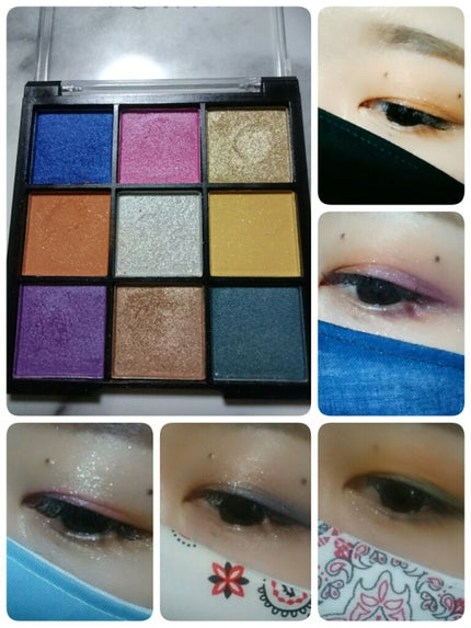 UR GLAM BLOOMING EYE COLOR PALETTE/U R GLAM/アイシャドウパレットを使ったクチコミ(2枚目)