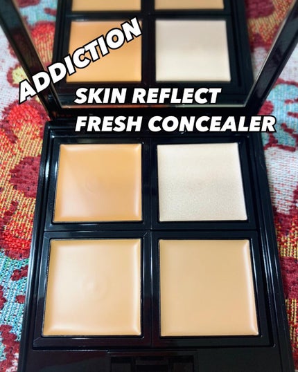 スキンリフレクト フレッシュ コンシーラー/ADDICTION/パレットコンシーラーを使ったクチコミ(1枚目)