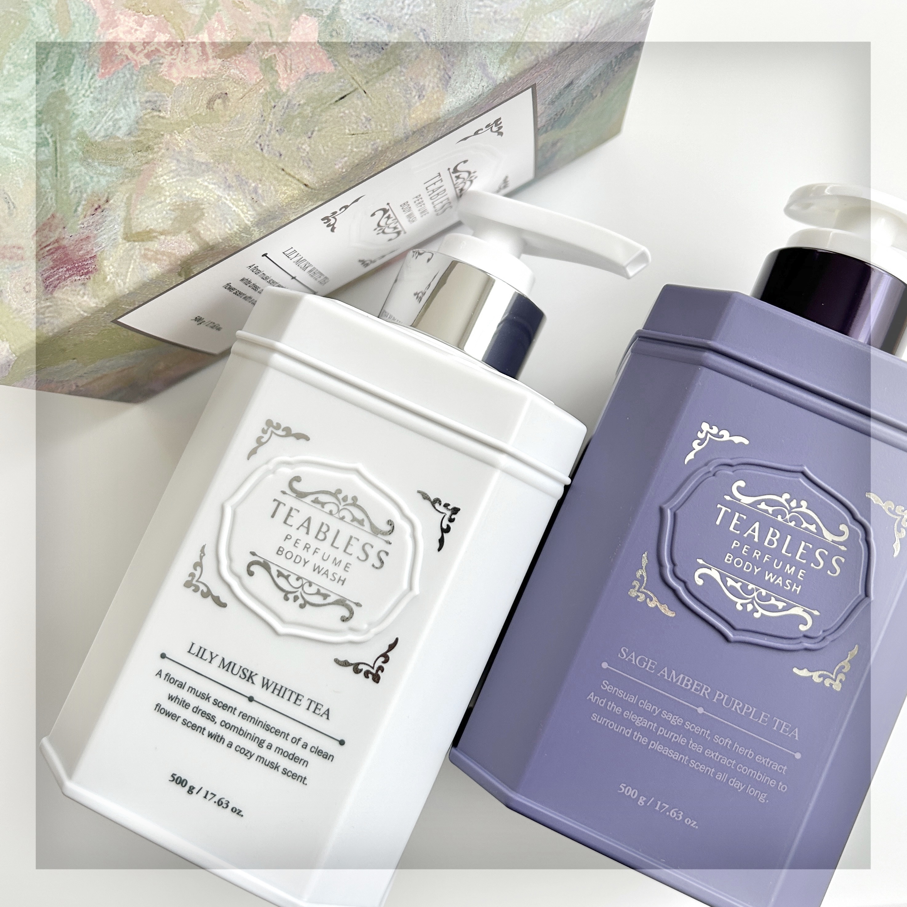 パフュームボディウォッシュ リリームスクホワイトティー/TEABLESS/ボディソープを使ったクチコミ（1枚目）