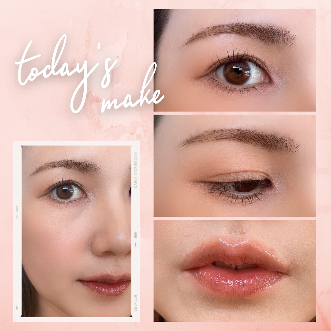 グラッシーボムティント VD01 Milky cocoa/&nd by rom&nd/リップティントを使ったクチコミ（1枚目）