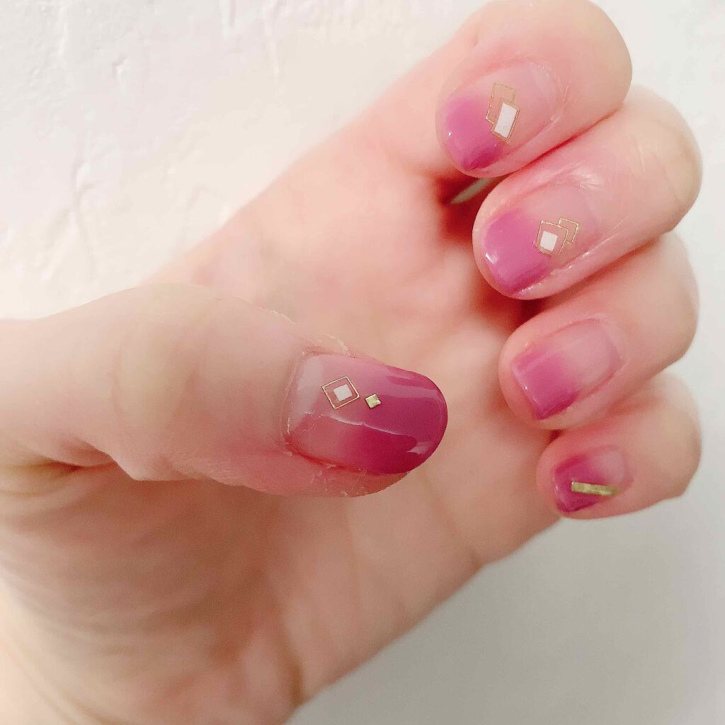 ネイルシール/DAISO/ネイルシールを使ったクチコミ（1枚目）