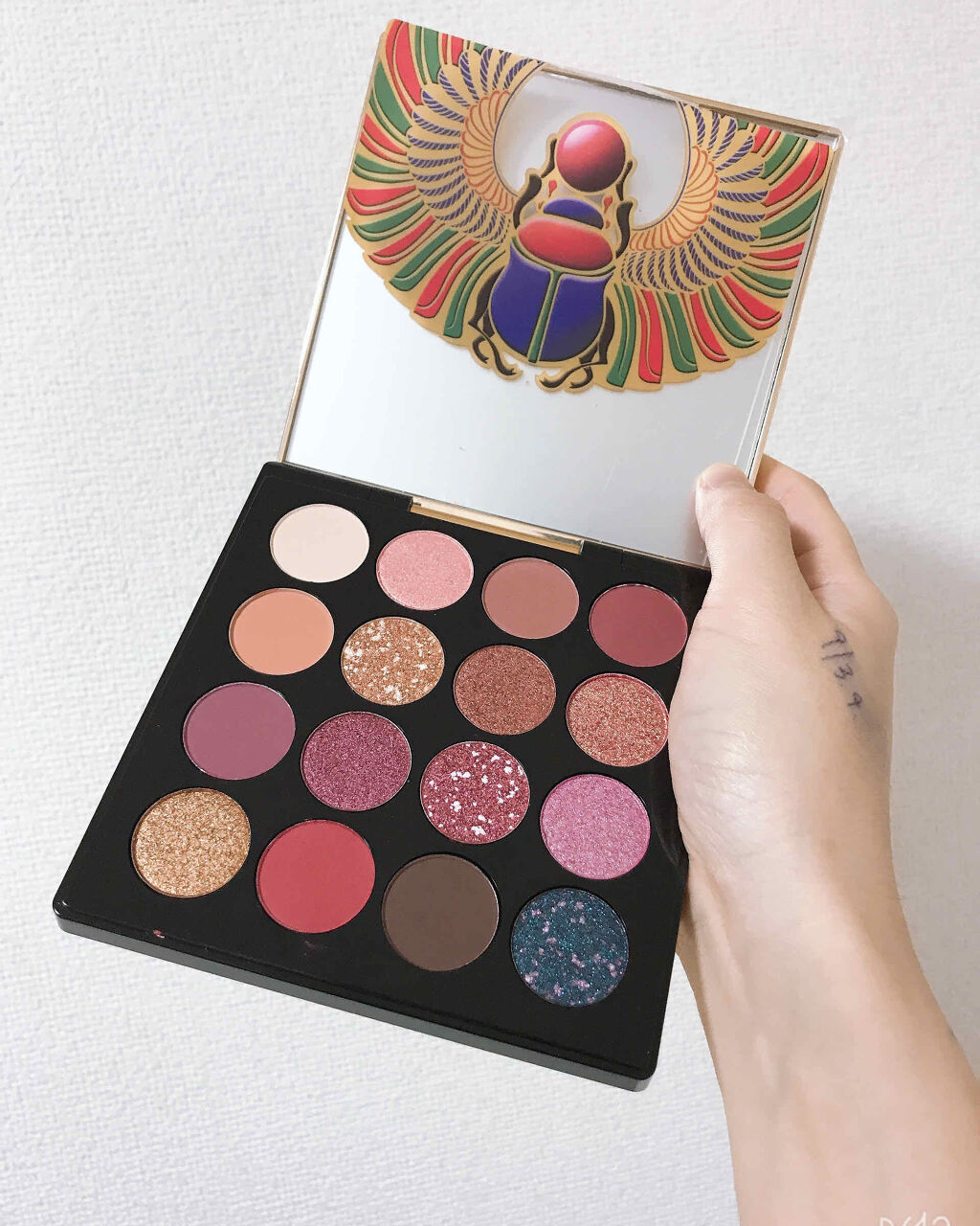 大英博物館 エジプトシリーズ アイシャドウパレット/ZEESEA/アイシャドウパレットを使ったクチコミ（2枚目）