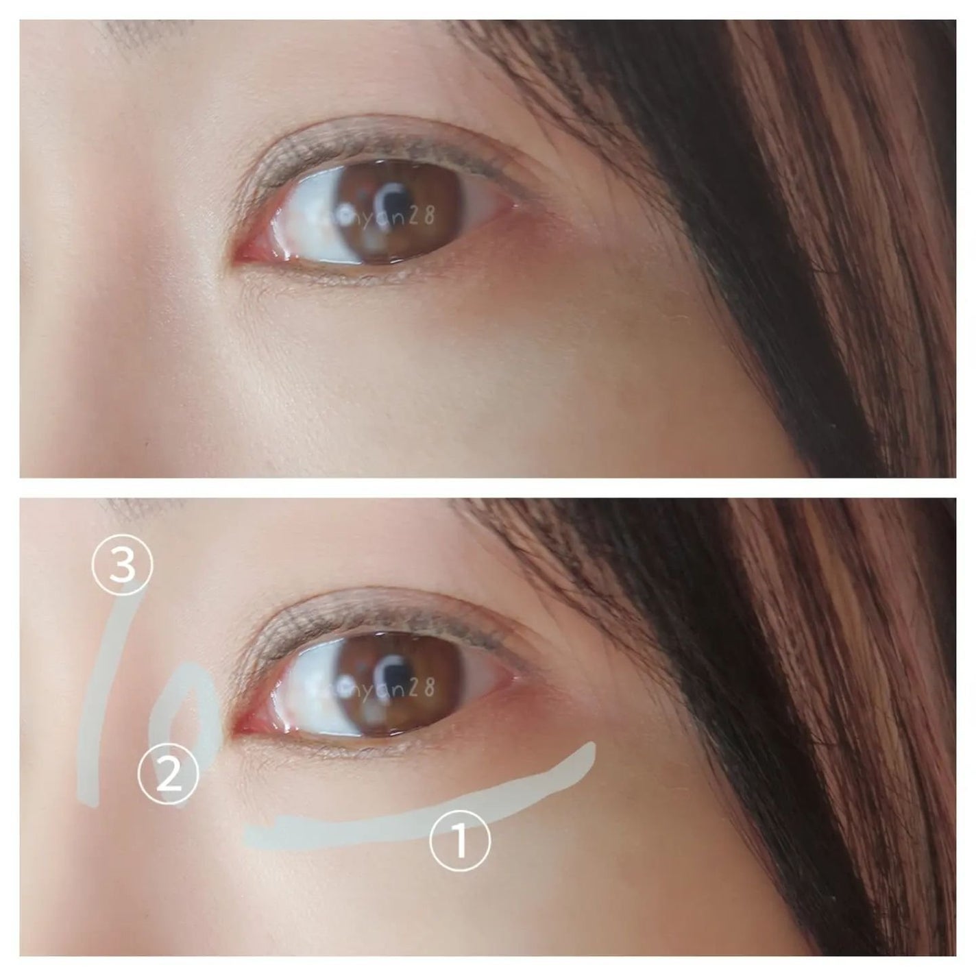 ハイライトシェーディングパレット/TIMAGE/パウダーハイライトを使ったクチコミ(4枚目)