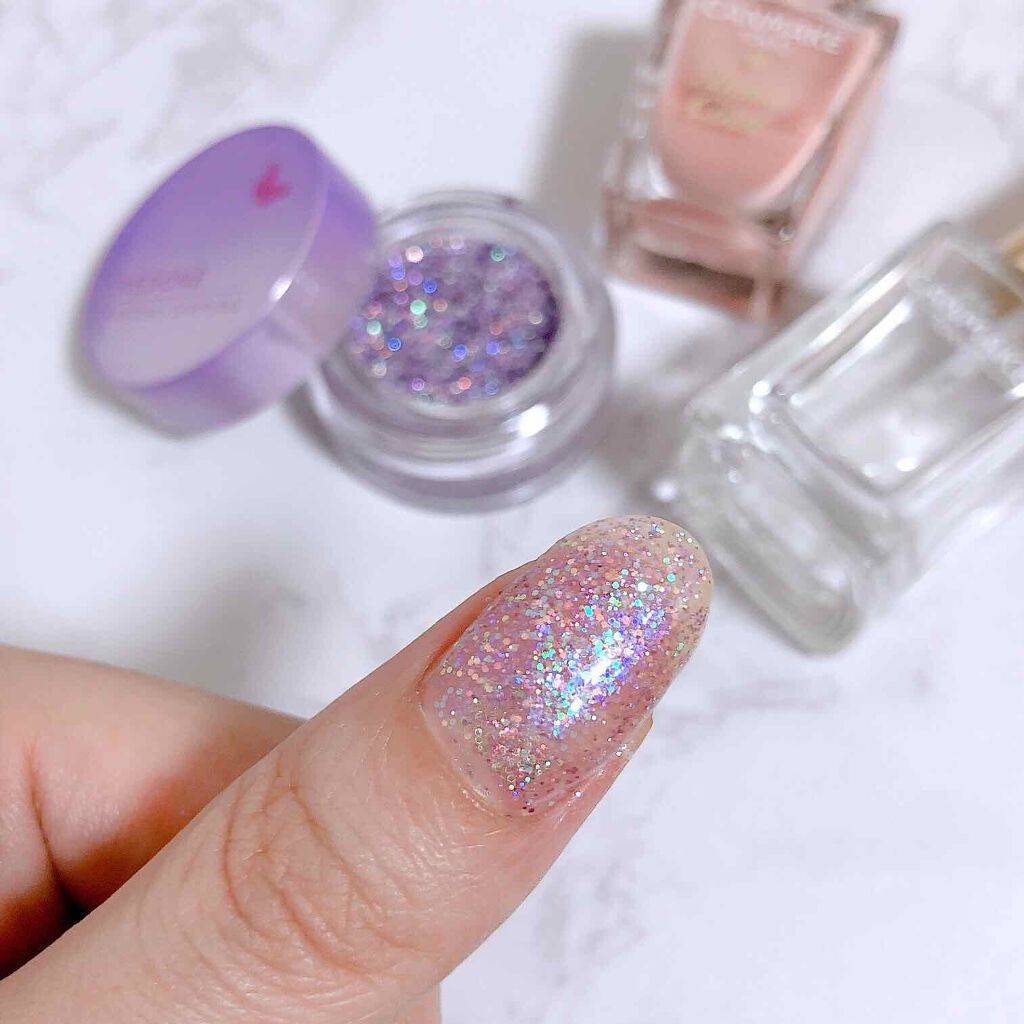 ジェルボリュームトップコート/キャンメイク/ネイルトップコートを使ったクチコミ（2枚目）