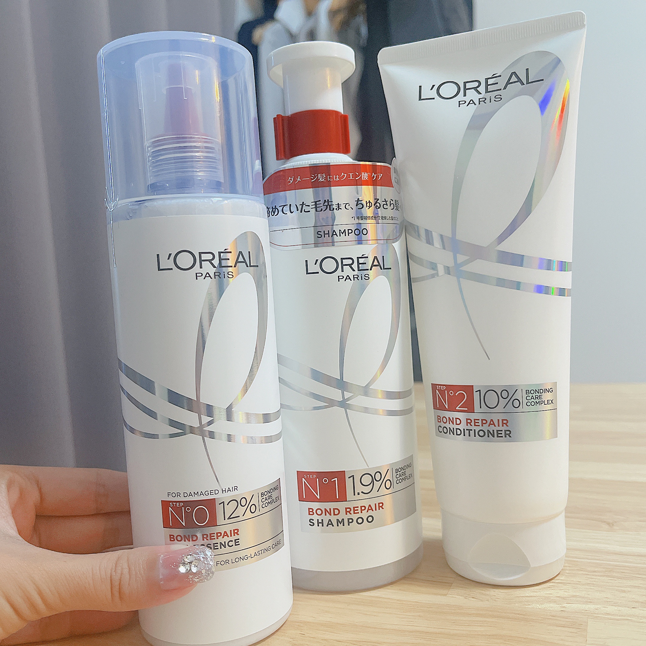ロレアル パリ ボンド リペア シャンプー／コンディショナー/ロレアル パリ/市販シャンプーを使ったクチコミ（1枚目）