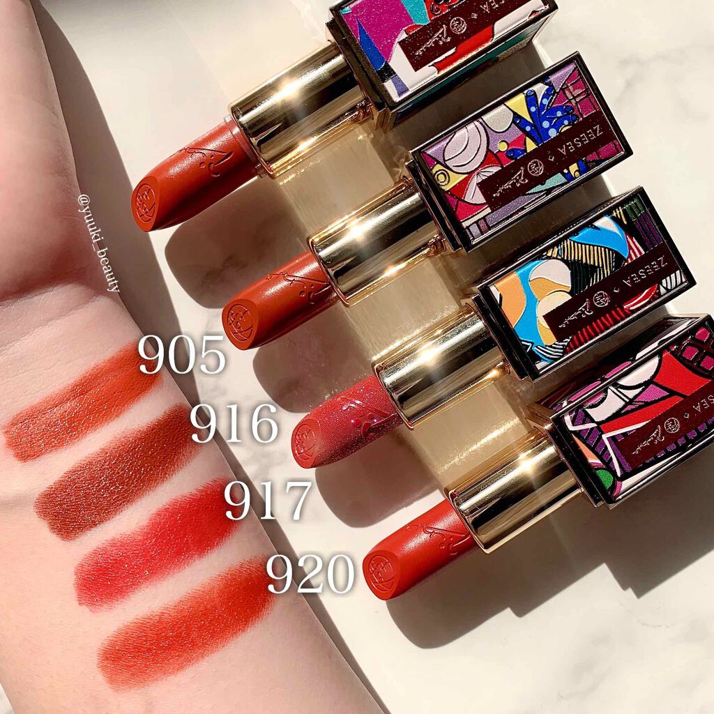 ピカソベルベットマットリップスティック/ZEESEA/口紅を使ったクチコミ（2枚目）