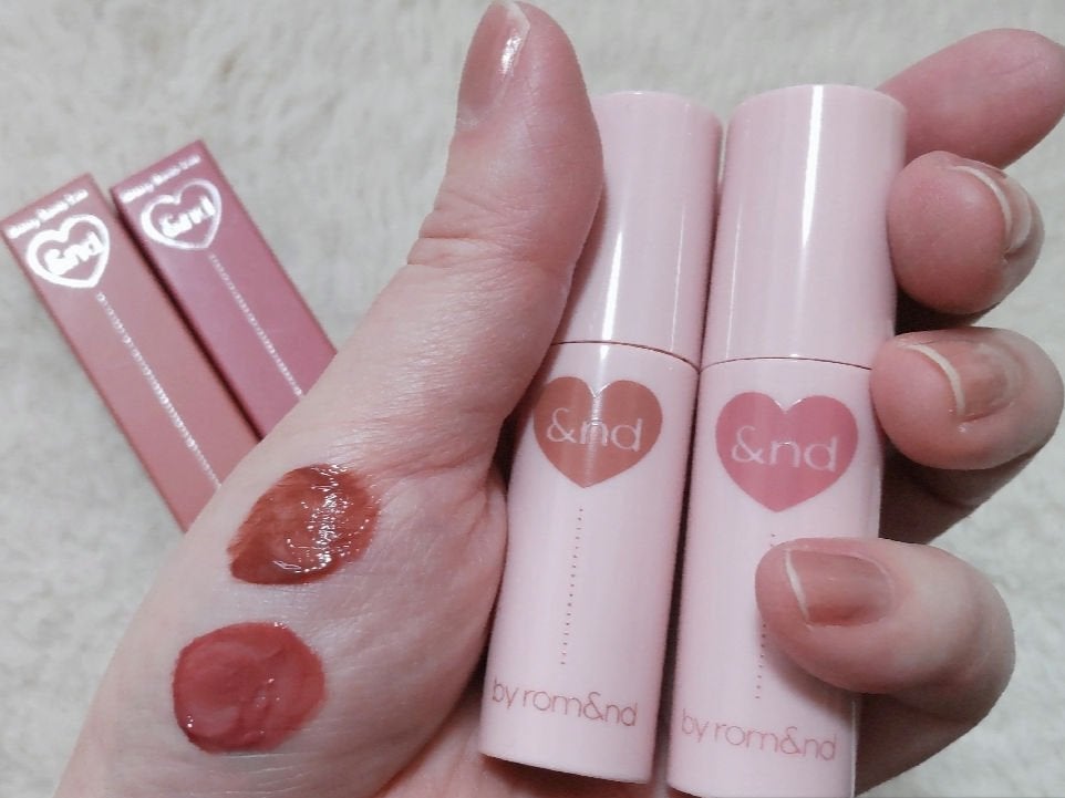 アンドバイロムアンド グラッシーボムティント/&nd by rom&nd/リップティントを使ったクチコミ(1枚目)