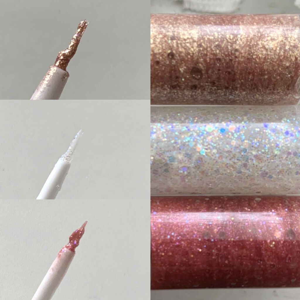 グリッターライナー/b idol/グリッターを使ったクチコミ（2枚目）