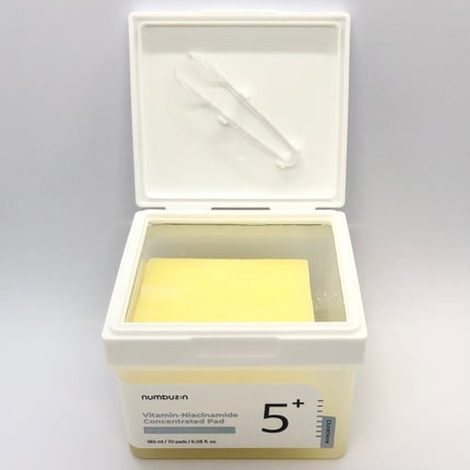 5番 白玉グルタチオンCフィルムパッド/numbuzin/トナーパッドを使ったクチコミ(4枚目)