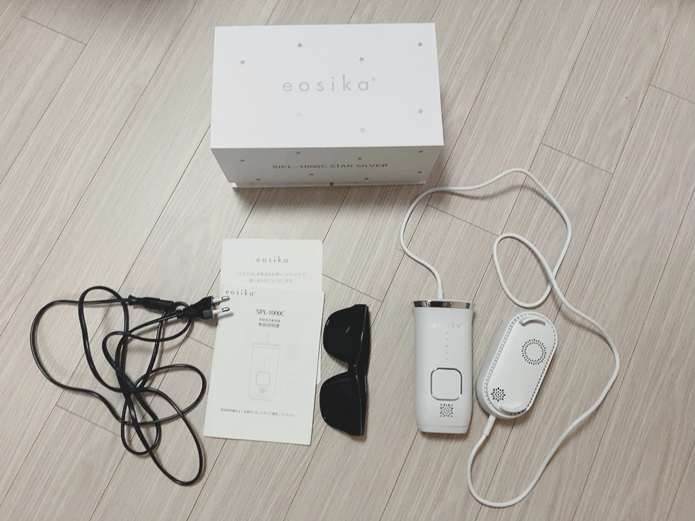 SIPL-1000C 家庭用光美容器/eosika/家庭用脱毛器を使ったクチコミ（3枚目）