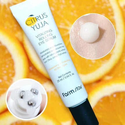 シトラスゆずバイタライジングアンプル/Farmstay/美容液を使ったクチコミ(4枚目)