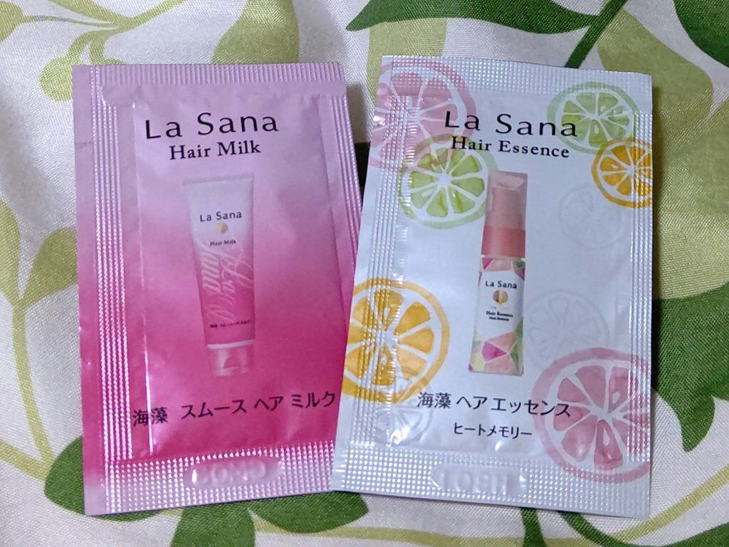 海藻 スムース ヘア ミルク/ラサーナ/ヘアミルクを使ったクチコミ（1枚目）