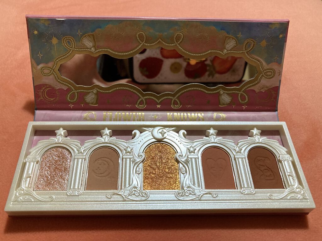 ユニコーンシリーズ アイシャドウパレット ♯コーラルピーチ/FlowerKnows/アイシャドウパレットを使ったクチコミ（2枚目）