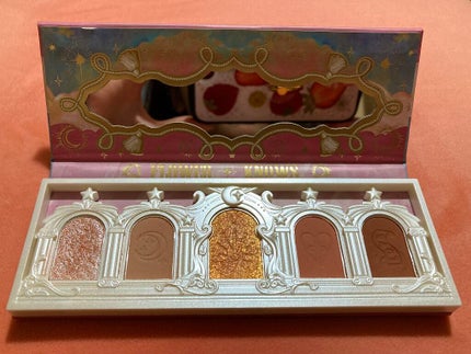 ユニコーンシリーズ アイシャドウパレット ♯コーラルピーチ/FlowerKnows/アイシャドウパレットを使ったクチコミ(2枚目)