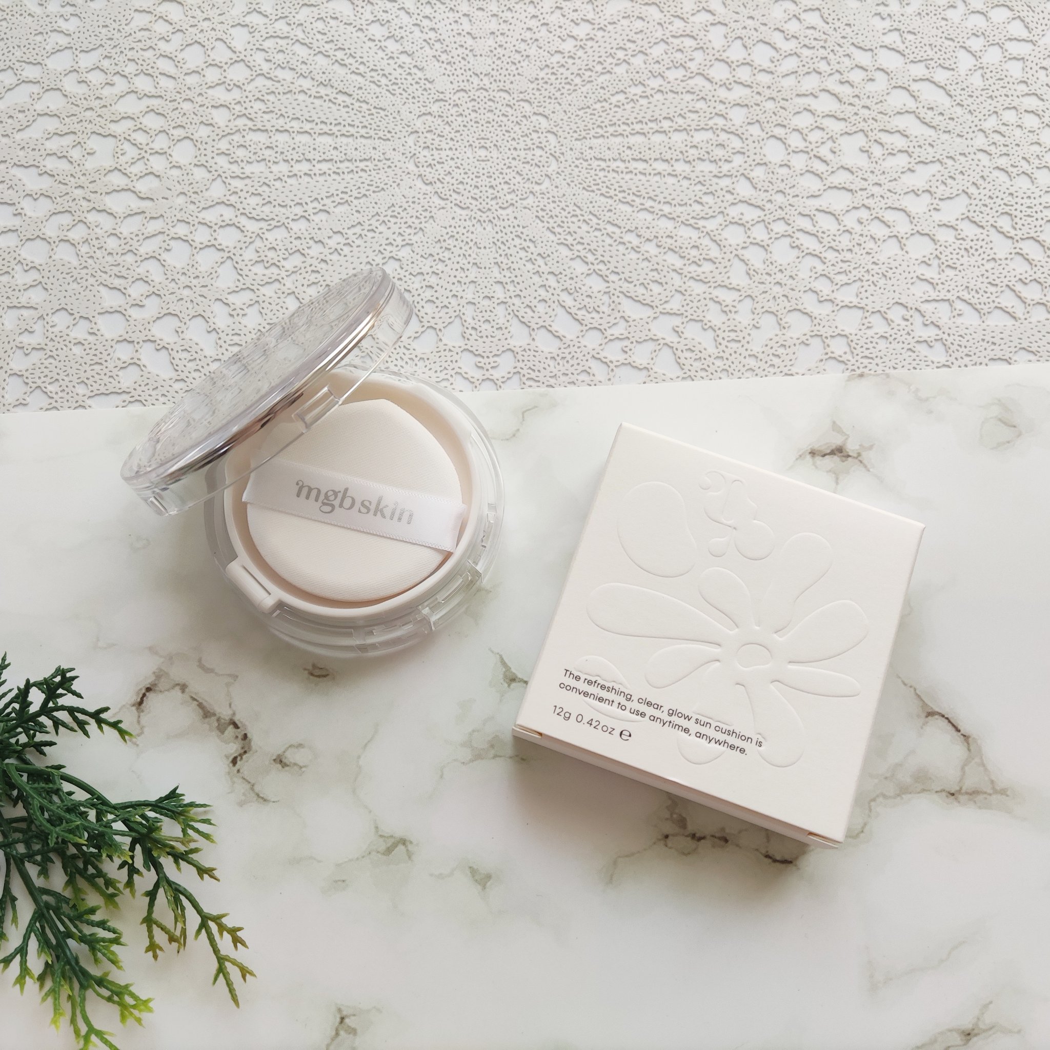 グロウ サン クッション/mgb skin/クッションファンデーションを使ったクチコミ（1枚目）