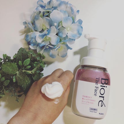 ビオレ ザフェイス 泡洗顔料 ディープモイスト/ビオレ/泡洗顔を使ったクチコミ(3枚目)