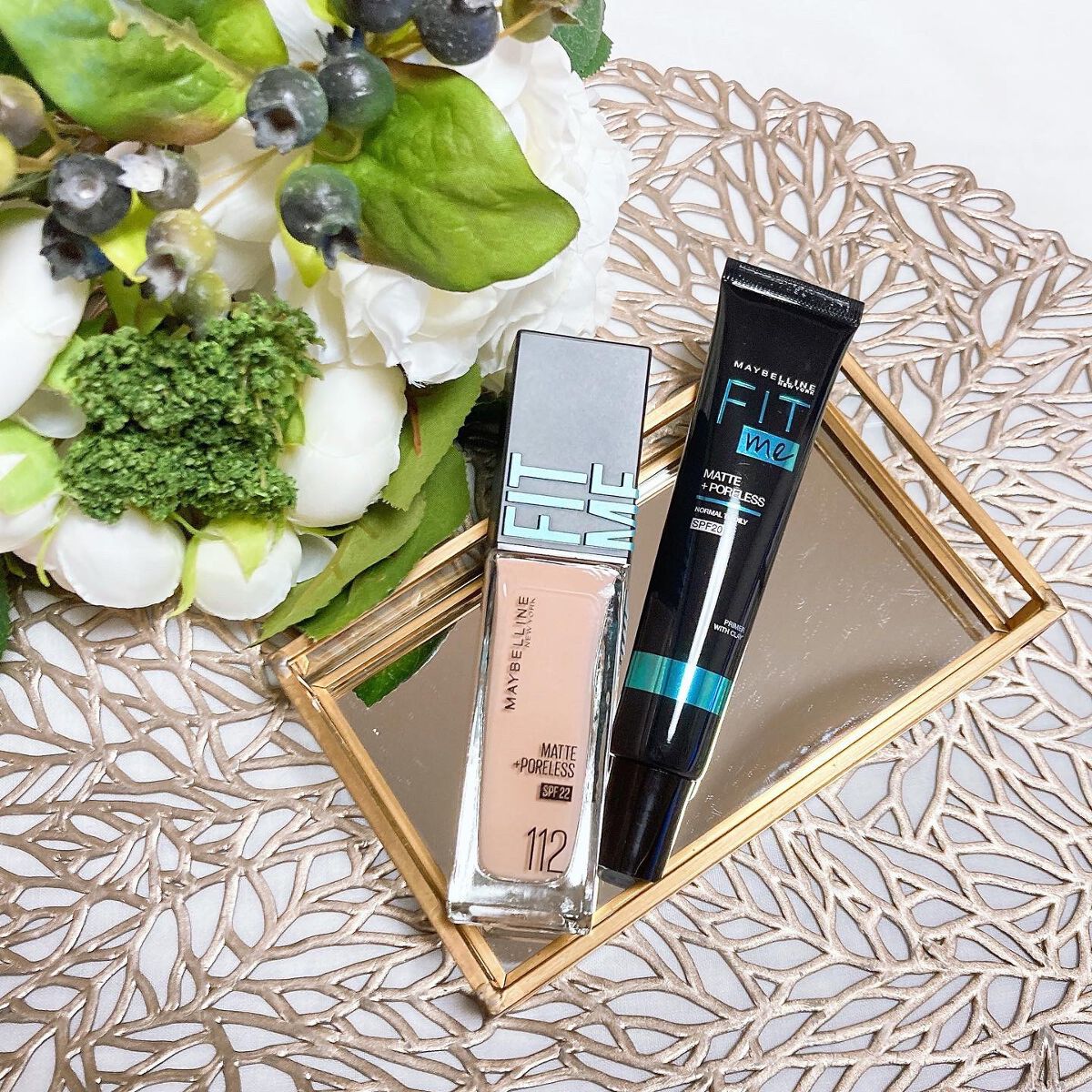 フィットミー リキッドファンデーション R/MAYBELLINE NEW YORK/リキッドファンデーションを使ったクチコミ（1枚目）