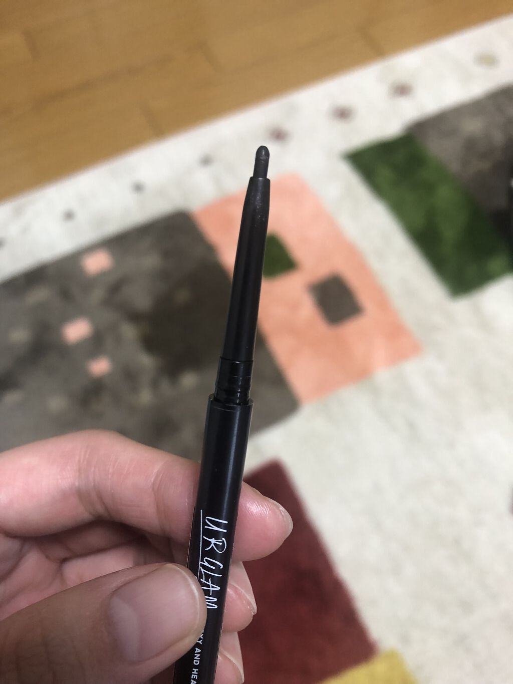  UR GLAM　GEL EYELINER ブラック/U R GLAM/ジェルアイライナーを使ったクチコミ（2枚目）