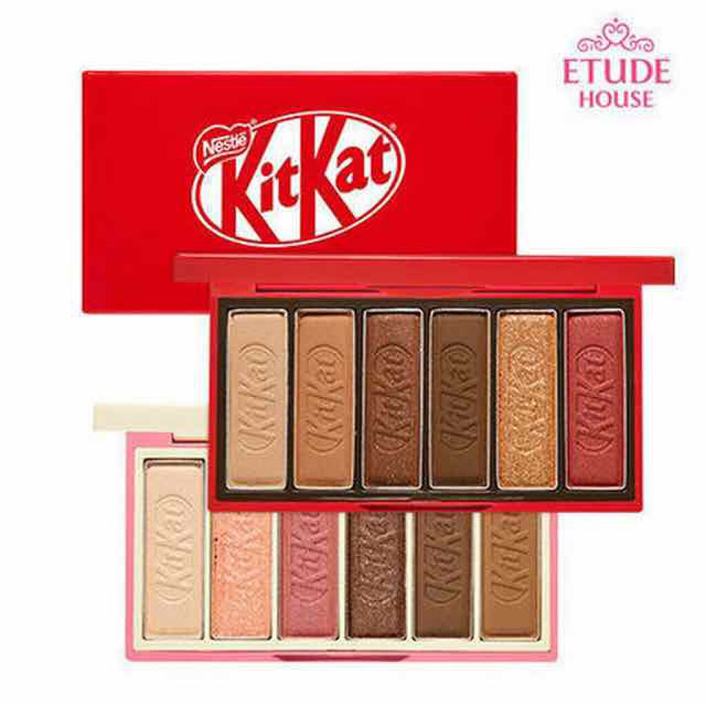 プレイカラーアイズ ミニ #キットカットオリジナル/ETUDE/アイシャドウパレットを使ったクチコミ（2枚目）