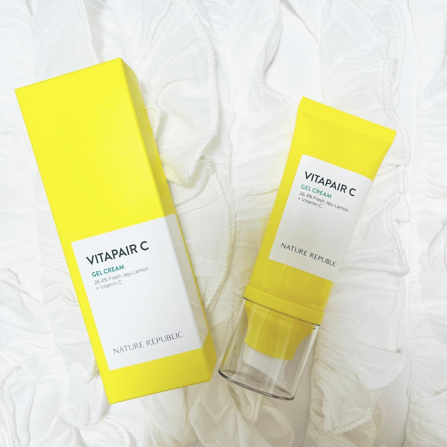 ビタペアC ジェルクリーム/ネイチャーリパブリック/フェイスクリームを使ったクチコミ（1枚目）