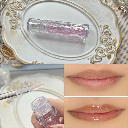 ガラスプランパー 01 はちみつピンク/CipiCipi/リッププランパーを使ったクチコミ(2枚目)