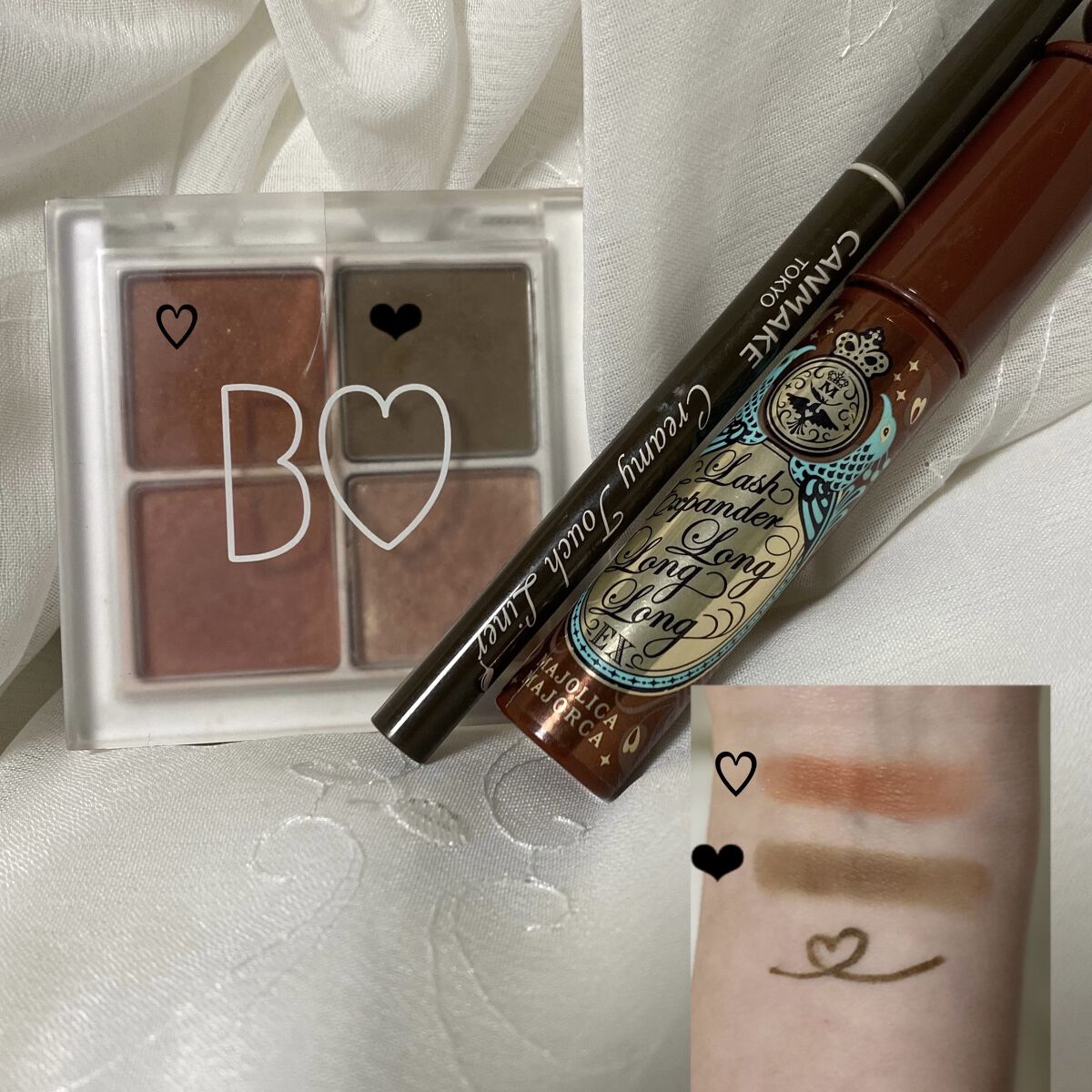 クリーミータッチライナー/キャンメイク/ジェルアイライナーを使ったクチコミ（2枚目）