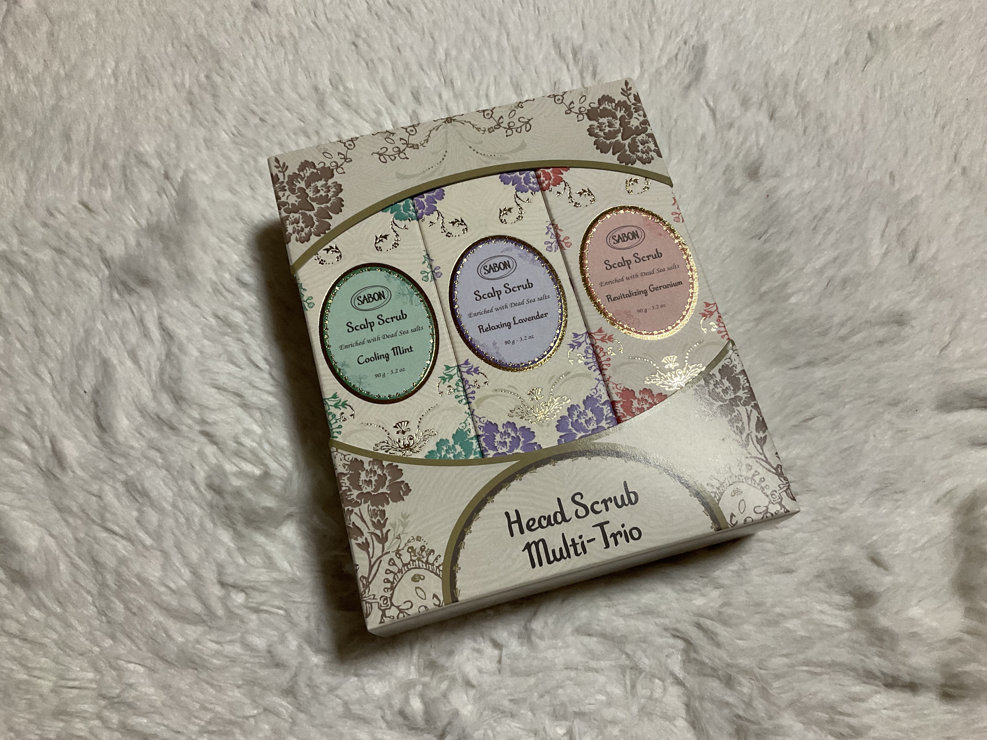 ヘッドスクラブ リラクシング(ラベンダー)/SABON/ヘッドスクラブを使ったクチコミ（1枚目）