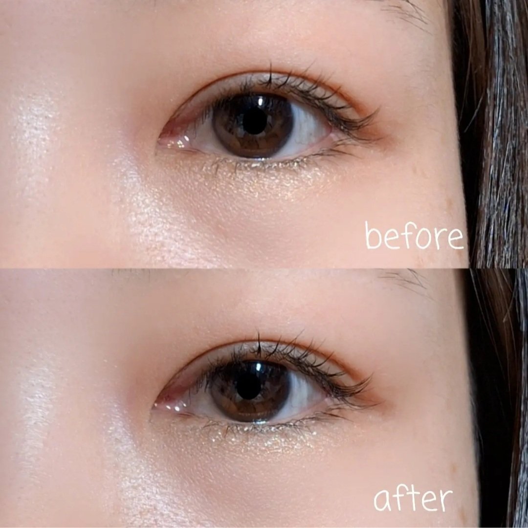 i'm Stick Shadow Glitterr 01 オータムシャンパン/i’m meme/スティックアイシャドウを使ったクチコミ（3枚目）