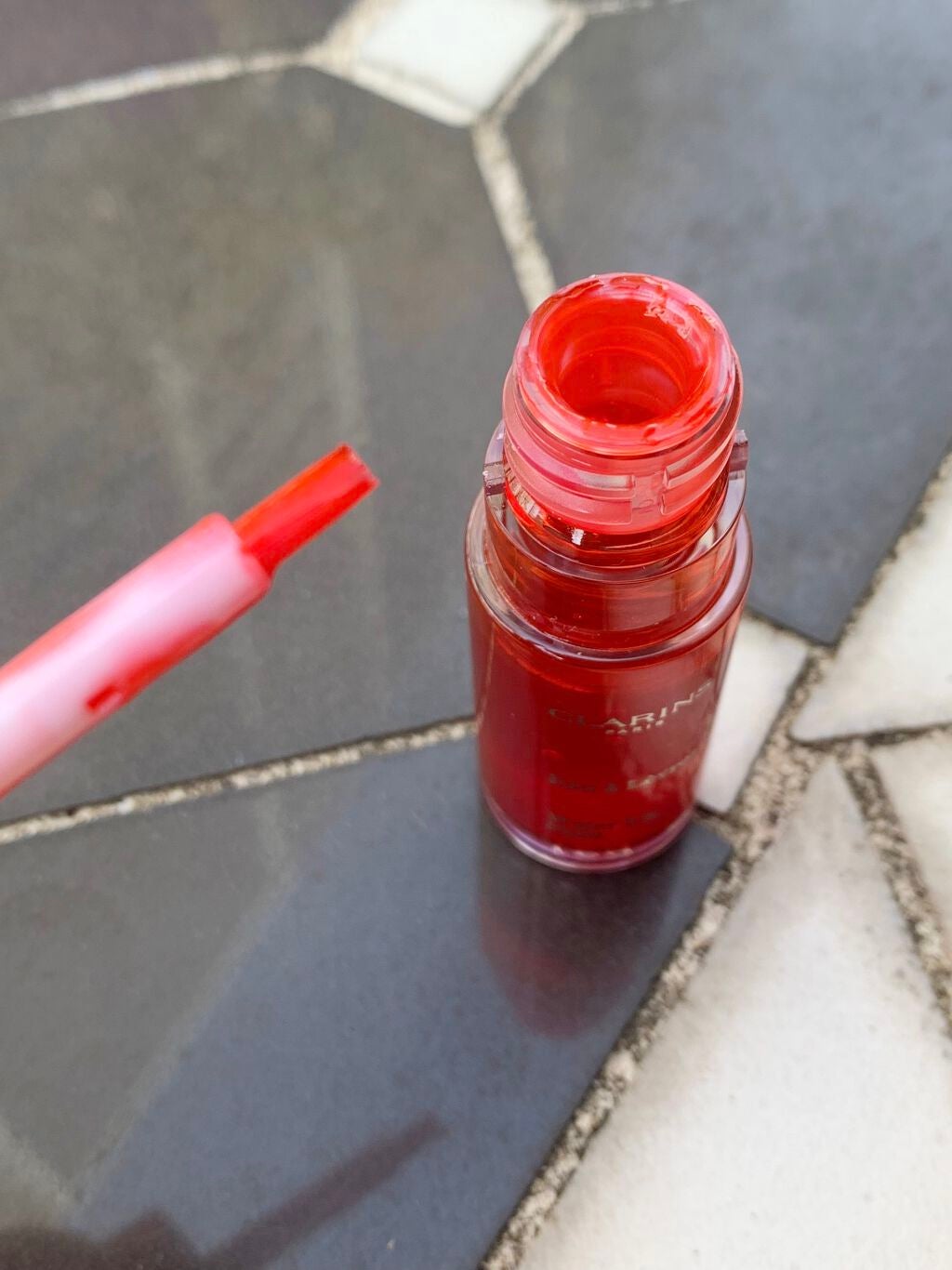 ウォーターリップ ステイン/CLARINS/リップグロスを使ったクチコミ(3枚目)