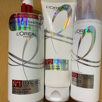 ロレアル パリ ボンド リペア シャンプー/コンディショナー/ロレアル パリ/市販シャンプーを使ったクチコミ(1枚目)