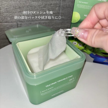 ティーツリー トラブルパッド/MEDIHEAL/トナーパッドを使ったクチコミ(5枚目)