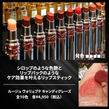 ルージュ ヴォリュプテ キャンディグレーズ /YVES SAINT LAURENT BEAUTE/口紅を使ったクチコミ（3枚目）