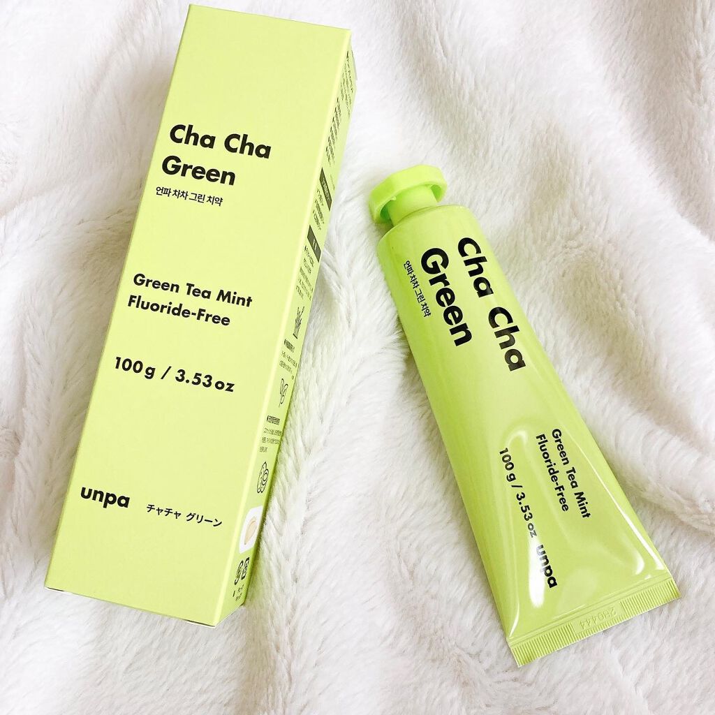 Cha Cha Charcoal Vegan Greentea Toothpaste/chacha/歯磨き粉を使ったクチコミ（1枚目）