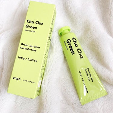 Cha Cha Charcoal Vegan Greentea Toothpaste/unpa/歯磨き粉を使ったクチコミ（1枚目）