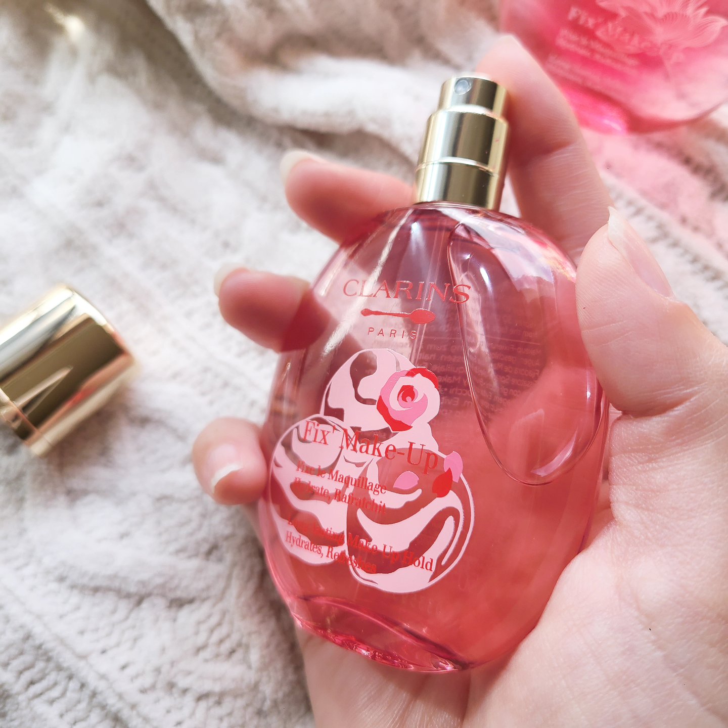 フィックス メイクアップ/CLARINS/ミスト状化粧水を使ったクチコミ（2枚目）