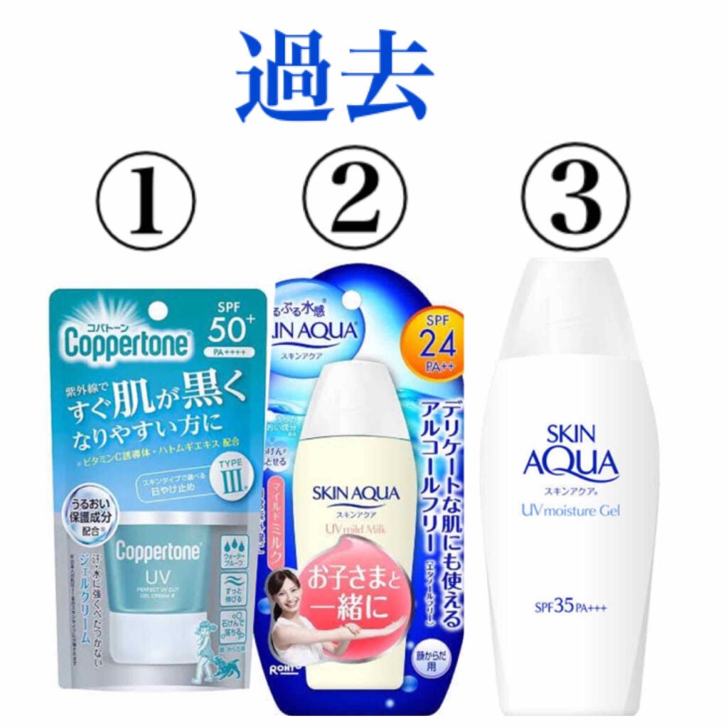 モイスチャージェル/スキンアクア/日焼け止めジェルを使ったクチコミ(2枚目)