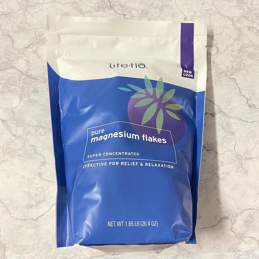 ピュアマグネシウムフレーク/Life-flo/無機塩系入浴剤を使ったクチコミ（1枚目）