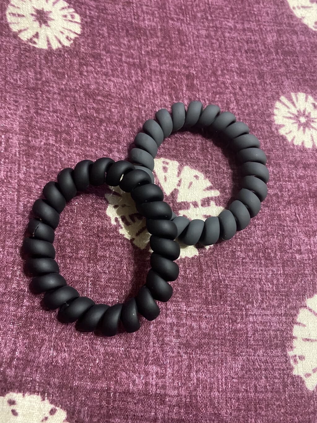 シリコンリングゴム5P/セリア/ヘアアクセサリーを使ったクチコミ（2枚目）