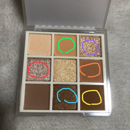 プレイカラーアイズ ≪ミルキーコレクション≫/ETUDE/アイシャドウパレットを使ったクチコミ(2枚目)