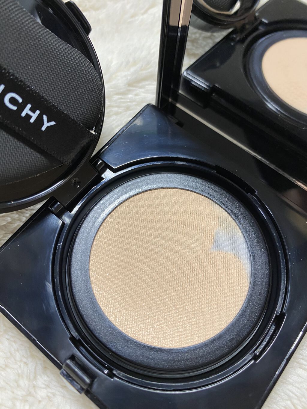 タン・クチュール・クッション/GIVENCHY/クッションファンデーションを使ったクチコミ（2枚目）