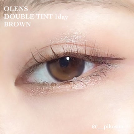 Double Tint 1day/OLENS/カラーコンタクトレンズを使ったクチコミ(5枚目)