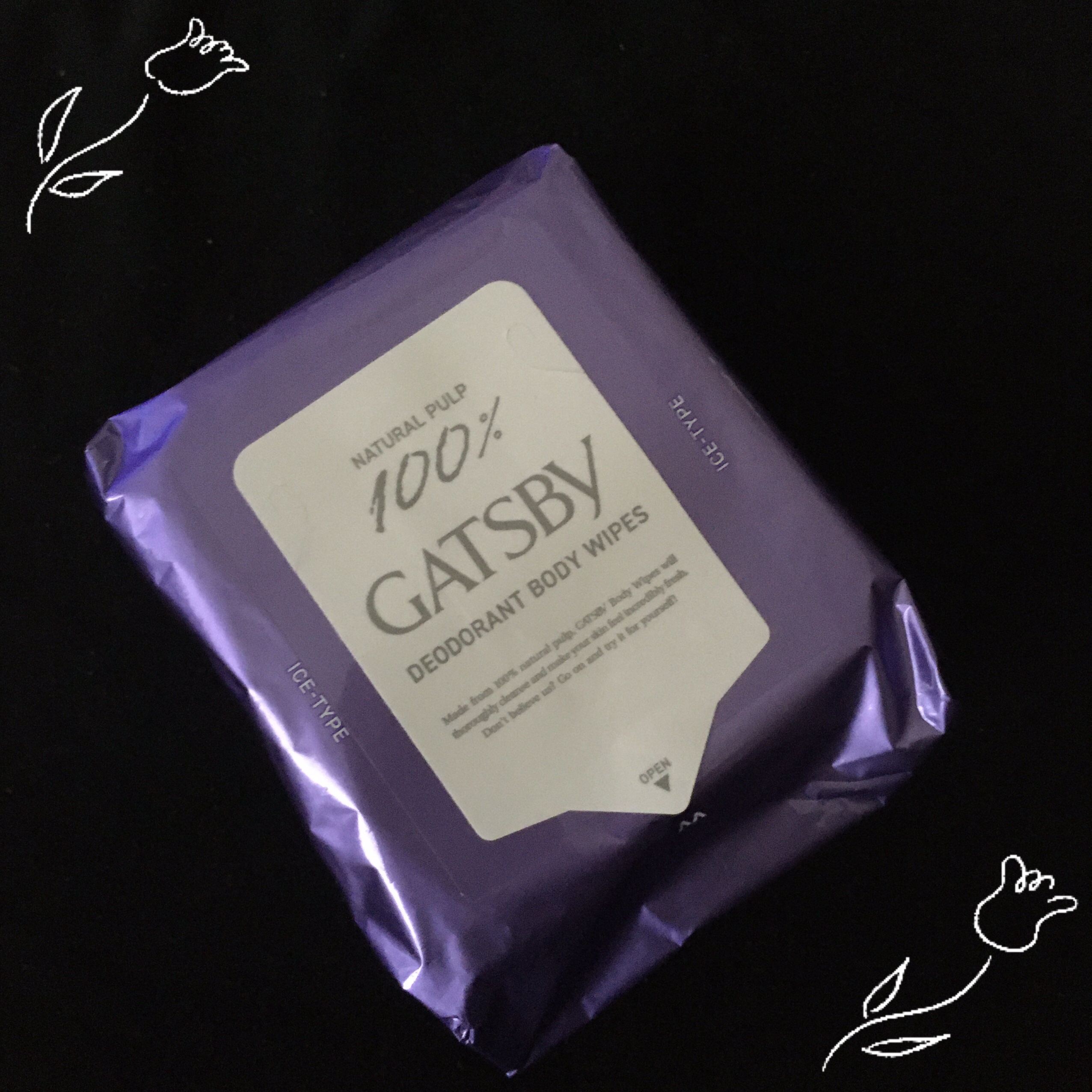 アイスデオドラントボディペーパー アイスフルーティ/ギャツビー/ボディシートを使ったクチコミ（1枚目）