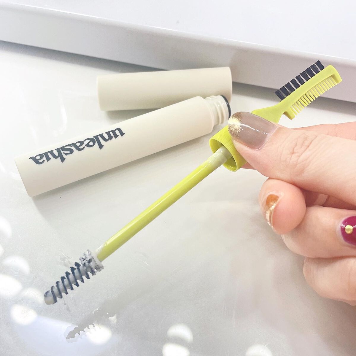 シェイパーポマードアイブロウフィクサー No.1 クリア/unleashia/その他アイブロウを使ったクチコミ（2枚目）